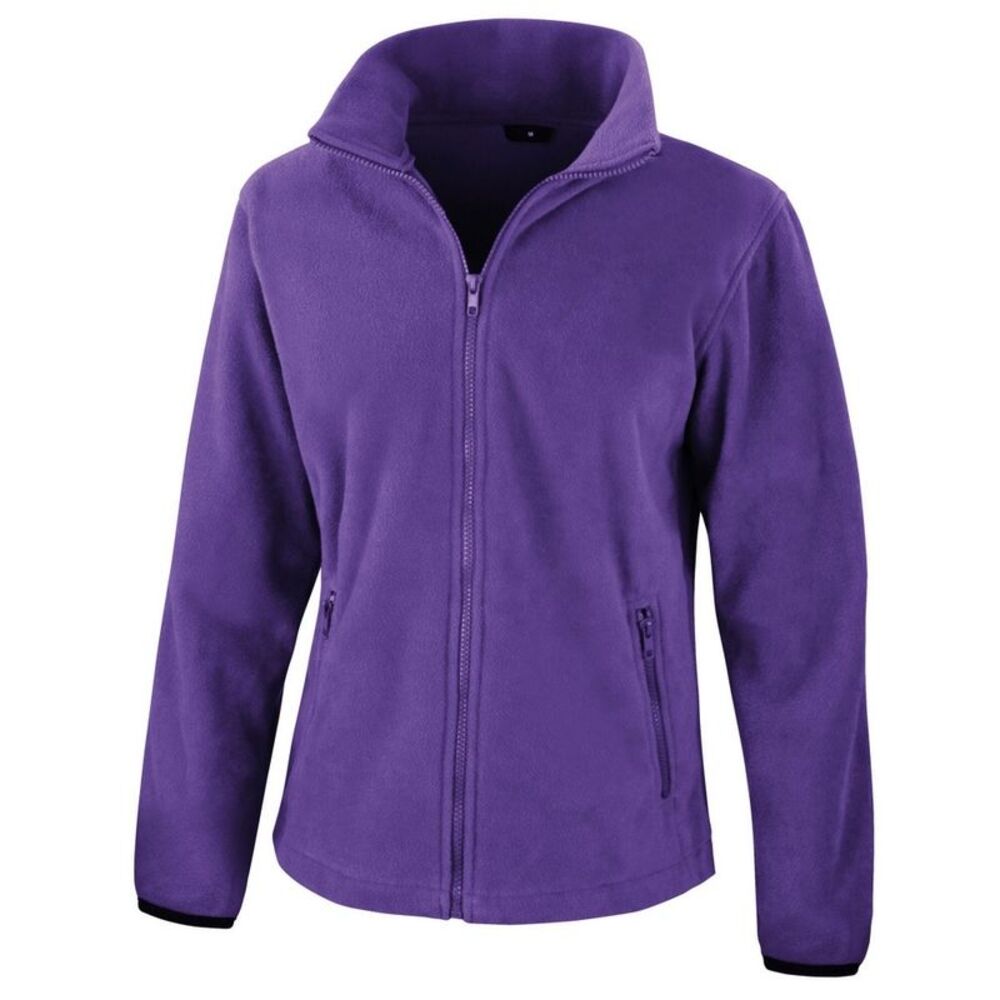 Result Womens/Ladies Core Fashion Casual Fit Full Zip Fleece Top/Jacket/Coat / P